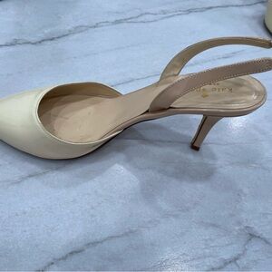 Kate Spade Cream Slingback Heels